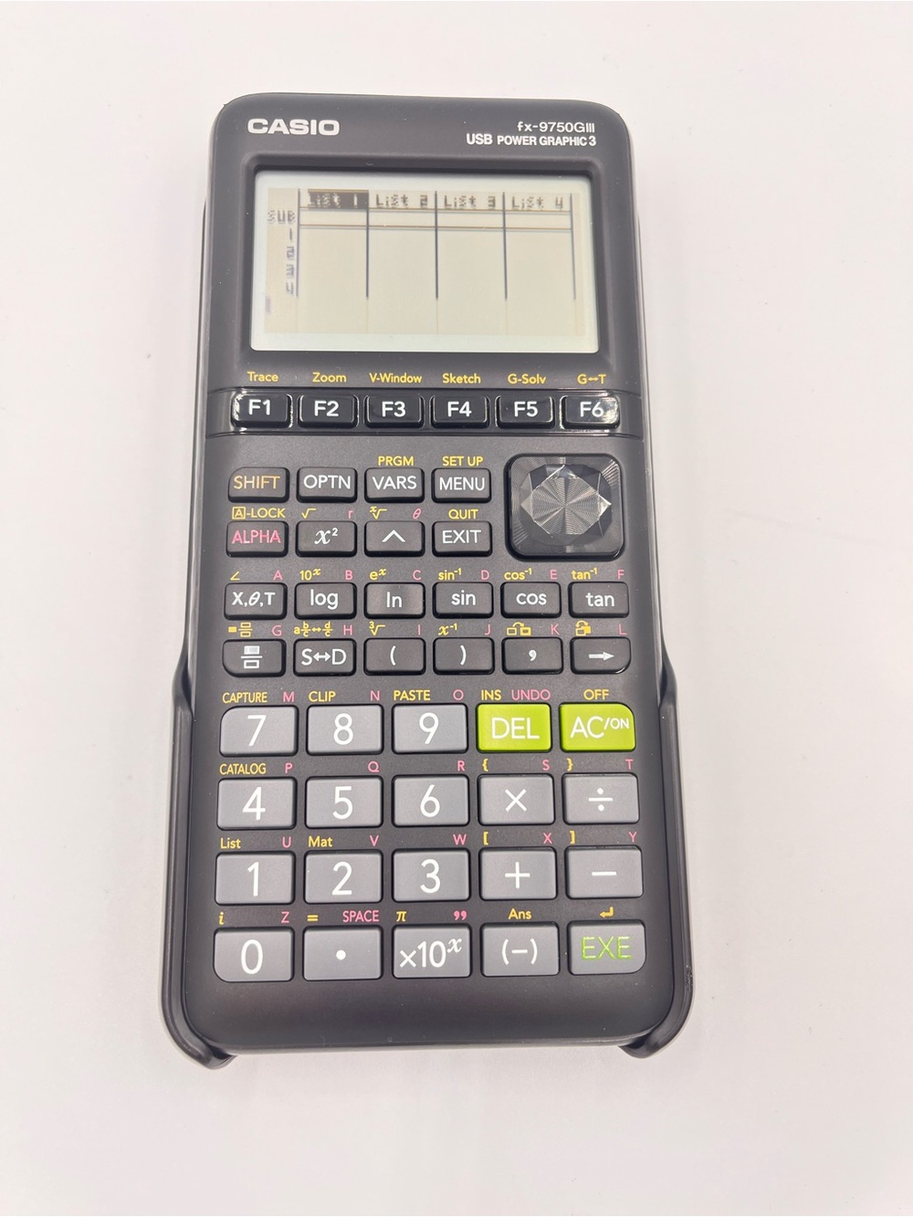 FX-9750GIII Graphing Calculator Power Graphic 3 Python USB SAT ACT AP Math